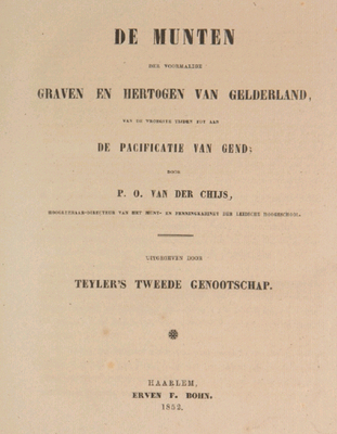 14783
          <br/>
          De munten der voormalige graven en hertogen van Gelderland, van de vroegste tijden tot aan de Pacificatie van Gend
          <br/>
          <em></em>